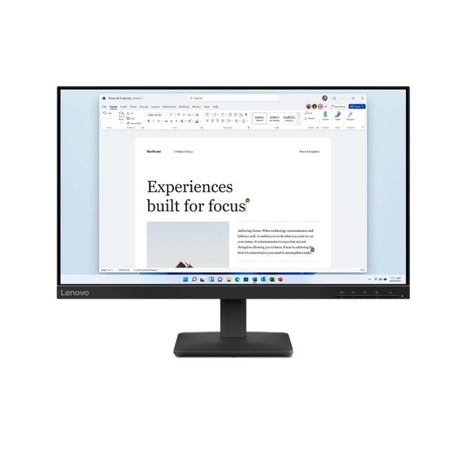 Màn Hình Lenovo L24-4e 68C2KAC1VN (23.8 inch | IPS | FHD | 100Hz | 4ms)
