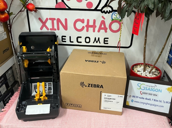 Máy in tem nhãn mã vạch Zebra ZD230 203dpi