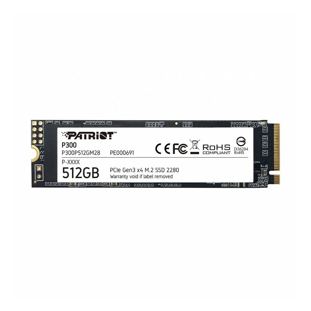 SSD PATRIOT P300 512GB NVMe M.2 PCIe P300P512GM28