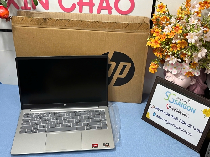 laptop HP 14-em0086AU 835T9PA (R5-7520U | 16GB RAM | 512GB SSD | AMD Radeon Graphics | 14 inch FHD | Windows 11 | Silver)