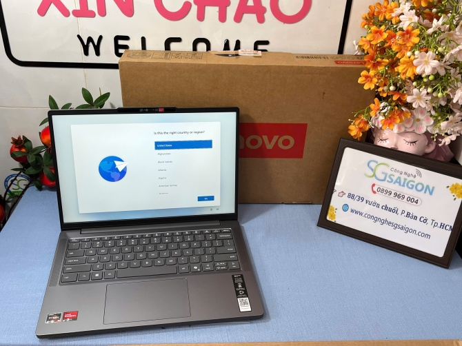 Laptop Lenovo IdeaPad Slim 3 14ARP10 83K6005VVN (R5 7535HS/ 16GB/ 512GB SSD/ 14 inch WUXGA/ Win11/ Grey/ Vỏ nhôm/ 2Y)