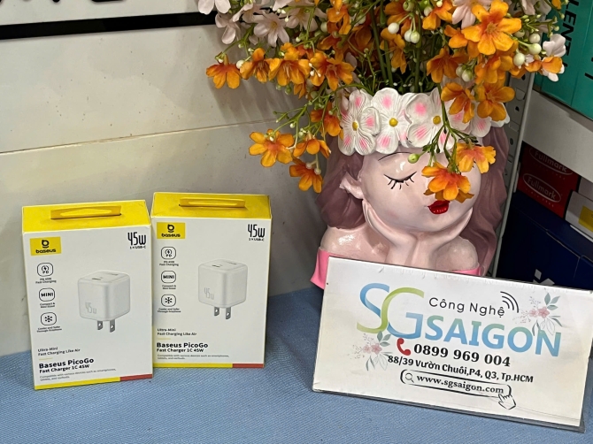 Củ Sạc Nhanh Baseus PicoGo GaN 1C 45W