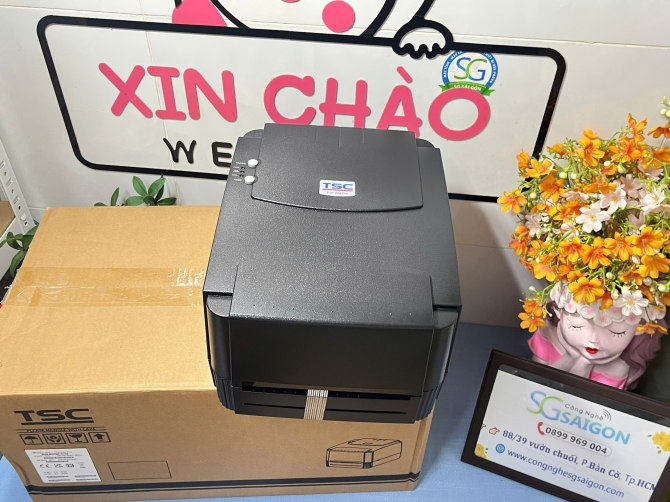 Máy in mã vạch tem nhãn TSC TTP-244 Pro